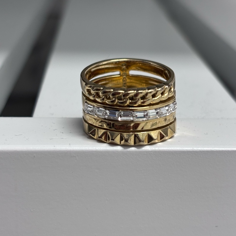 BCBG Stacked Ring Set